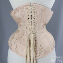 BEIGE POLYESTER CORSET LACING - TIPPED WITH METAL AGLETS