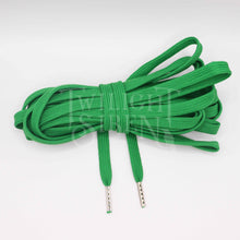 EMERALD GREEN POLYESTER CORSET LACING - TIPPED WITH METAL AGLETS