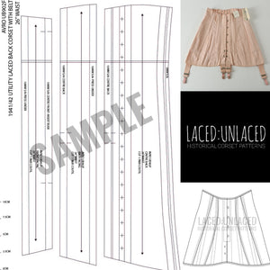LACED:UNLACED BY TWILIGHT SIREN: HISTORICAL CORSET PATTERNS