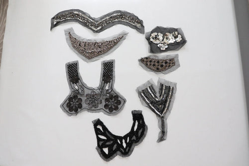 LOT #4 bundle job lot embellished trims, craft clearout