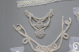 LOT #12 bundle job lot embellished trims, craft clearout