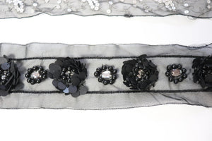 LOT #29 bundle x 4 beaded/ sequin trim.