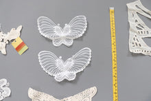 LOT #51 bundle x 8 job lot Cream / white/ ivory lace neckline collar back trim, applique