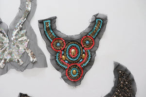 LOT #5 bundle job lot embellished trims, craft clearout