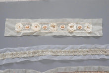 LOT #10  bundle job lot embellished trims, craft clearout