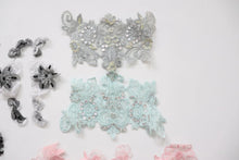 LOT #83 bundle job lot of embellished trims and beaded applique