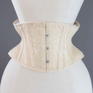20.5 INCH WAIST ELIZA CREAM SPOT COUTIL CORSET BELT