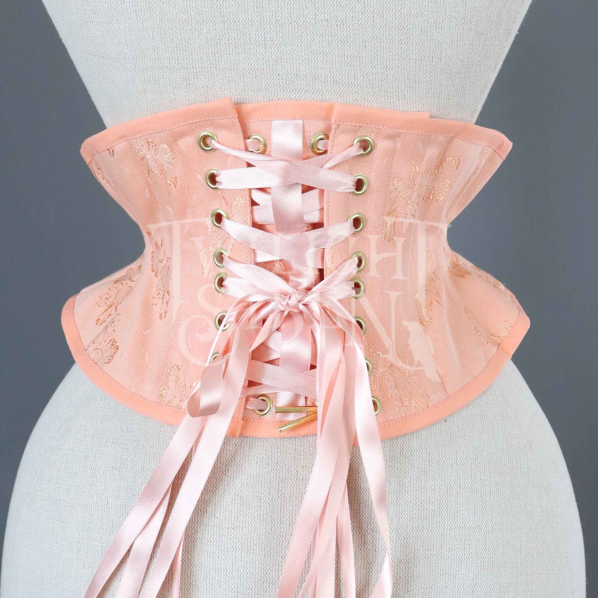 pink corset belt