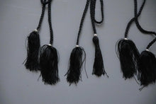 LOT #94 big bundle job lot black and cream tassle and braid