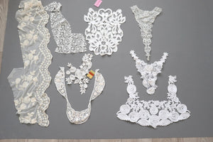 LOT #17 bundle job lot lace trims, craft clearout