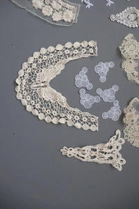 LOT #92 big bundle job lot cream lace trims