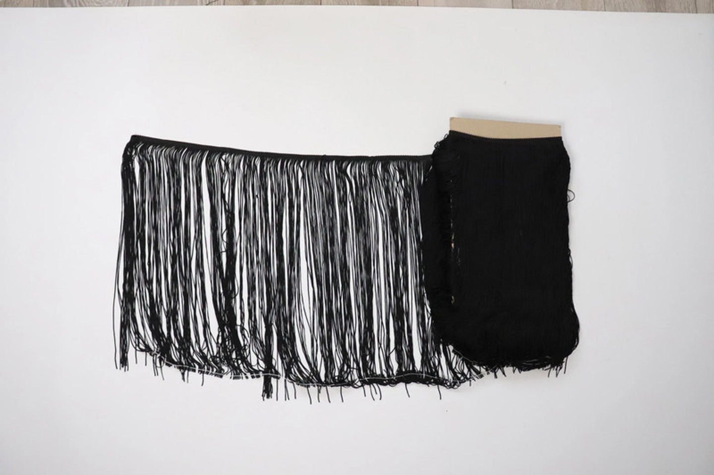 40cm Fringing trim trim - craft sewing clearout, alt fashion, goth diy sewing, burlesque costume