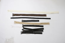 LOT#62 Bundle x 10 job lot zips   variety of lengths, open,closed, invisible