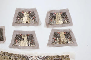 LOT #28 bundle job lot embellished trims