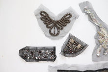 LOT #6  bundle job lot embellished trims, craft clearout