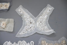 LOT #93 big bundle job lot cream/white embellished lace trims