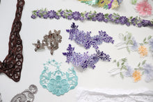 LOT #86 big bundle job lot embellished trims and lace appliques