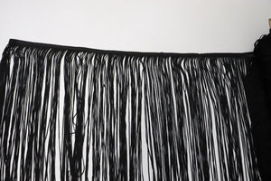 40cm Fringing trim trim - craft sewing clearout, alt fashion, goth diy sewing, burlesque costume