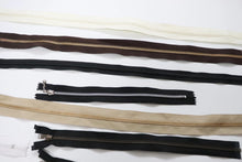 LOT#62 Bundle x 10 job lot zips   variety of lengths, open,closed, invisible