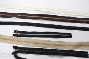LOT#62 Bundle x 10 job lot zips   variety of lengths, open,closed, invisible