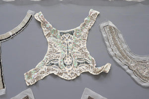 LOT #10  bundle job lot embellished trims, craft clearout