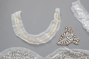 LOT #9 bundle job lot embellished trims, craft clearout
