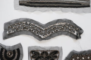 LOT #22 bundle job lot embellished trims,