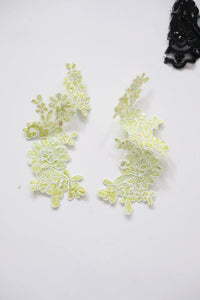 LOT #83 bundle job lot of embellished trims and beaded applique