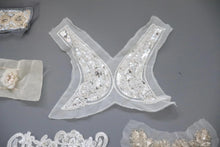 LOT #93 big bundle job lot cream/white embellished lace trims