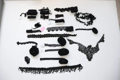 LOT #85 big bundle job lot lace trims and lace appliques
