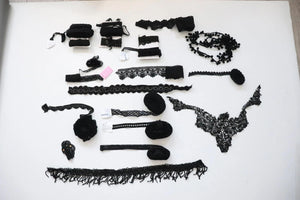 LOT #85 big bundle job lot lace trims and lace appliques