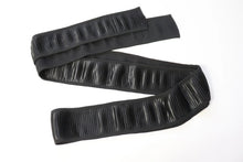 LOT #56 black pleated satin trim, craft sewing clearout