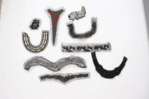 LOT #7 bundle job lot embellished trims, craft clear out