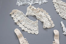 LOT #14  bundle job lot lace trims, collars