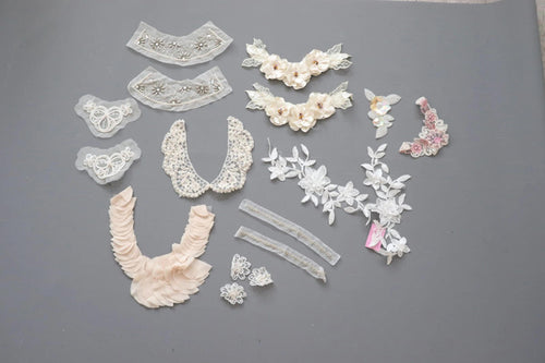LOT #16 bundle job lot lace trims, collars