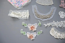 LOT #93 big bundle job lot cream/white embellished lace trims