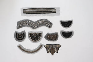 LOT #22 bundle job lot embellished trims,