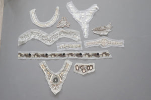 LOT #9 bundle job lot embellished trims, craft clearout
