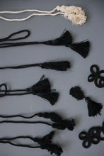 LOT #94 big bundle job lot black and cream tassle and braid