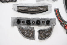 LOT #6  bundle job lot embellished trims, craft clearout