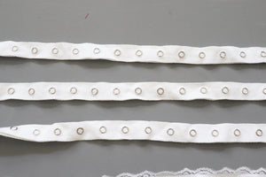 LOT #13 bundle job lot lace hook and eye tape and press studs