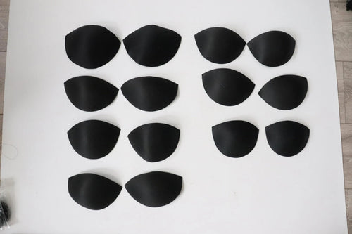 LOT #102 - Bra foam cups - 7 pairs various sizes
