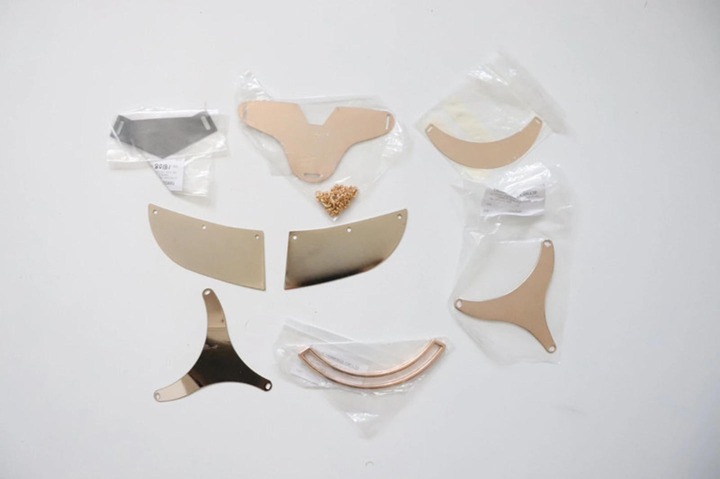 LOT #103 - bundle of metal plate. craft clearout, sewing