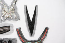 LOT #6  bundle job lot embellished trims, craft clearout