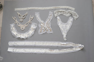 LOT #12 bundle job lot embellished trims, craft clearout