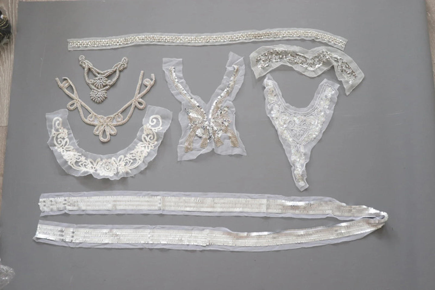 LOT #12 bundle job lot embellished trims, craft clearout