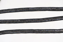 LOT #34 bundle braid trim job lot  black with chain and bugle beading