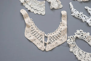 LOT #14  bundle job lot lace trims, collars