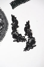 bundle job lot  Black mix of lace neckline collar craft sewing clearout,