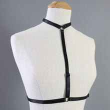 SARAH CHOKER BODY HARNESS BLACK SMALL & MEDIUM